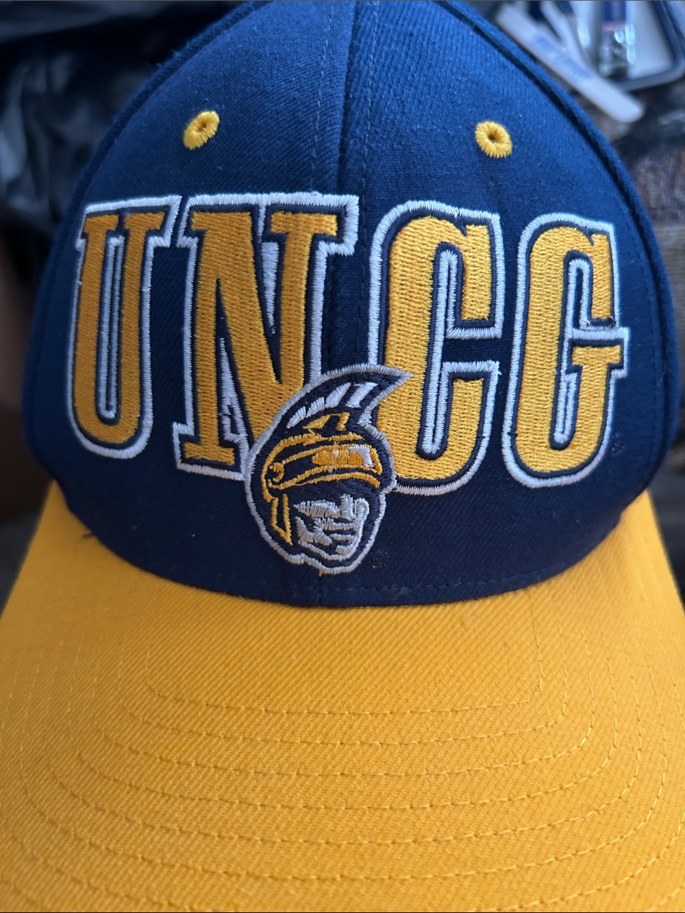 adidas Originals Navy and Gold UNCG Snapback Hat